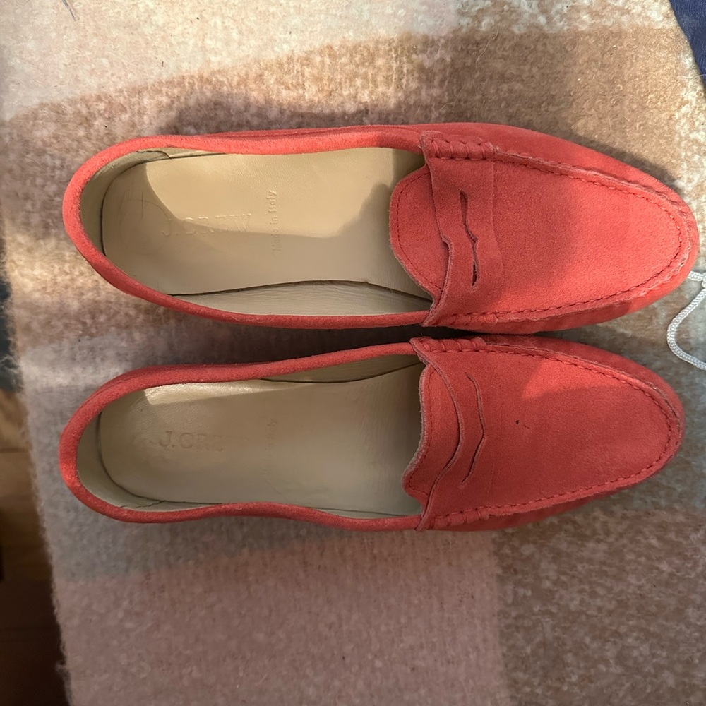 J. Crew Bold Red Ballet Flats - Picture 2 of 2
